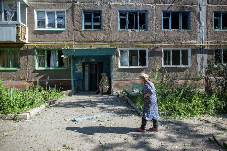 Ситуация в Славянске Донецкой области