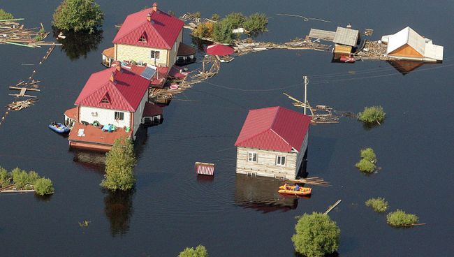 Пострадавшее от паводка село Владимирское Благовещенского района Пострадавшее от паводка село Владимирское Благовещенского района