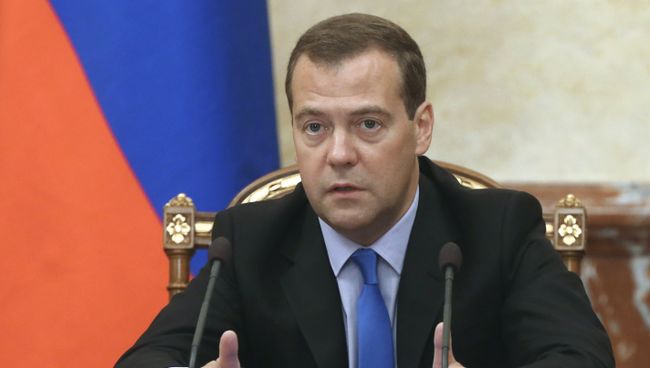 Председатель правительства РФ Дмитрий Медведев. Архивное фото