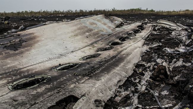 Останки самолета Boeing 777, рухнувшего на Украине Останки самолета Boeing 777, рухнувшего на Украине