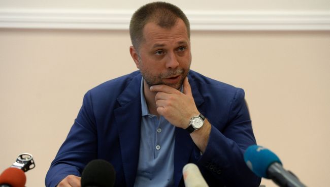 Премьер-министр Донецкой Народной Республики (ДНР) Александр Бородай. Архивное фото