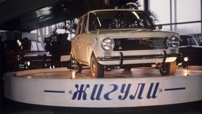 Автомобиль Жигули на ВДНХ