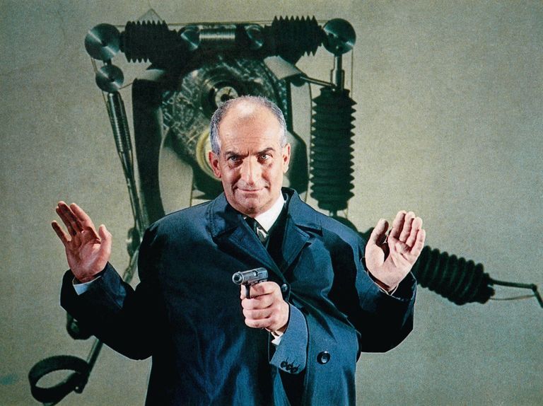 Луи де Фюнес в фильме Фантомас разбушевался, 1965