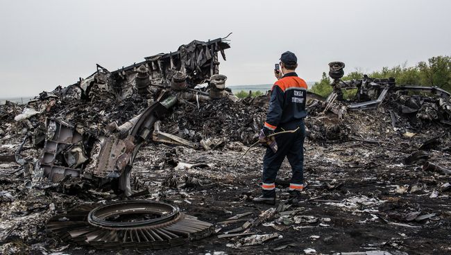 Обломки Boeing 777 компании Malaysia Airlines в районе села Грабово в Донецкой области Обломки Boeing 777 компании Malaysia Airlines в районе села Грабово в Донецкой области
