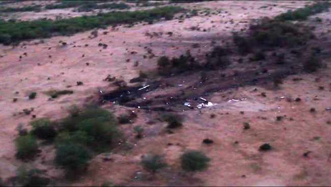 На месте крушения самолета компании Air Algerie в Мали