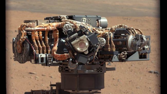 Изображение альфа-частицы рентгеновского спектрометра на марсаходе Curiosity Изображение альфа-частицы рентгеновского спектрометра на марсаходе Curiosity