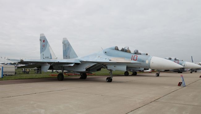 Истребитель СУ-30 М2. Архивное фото