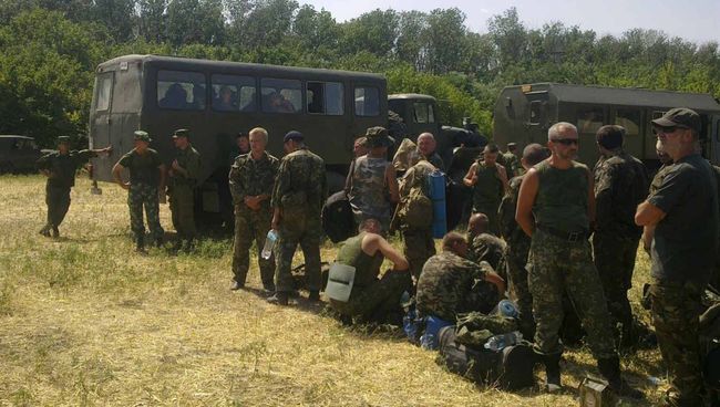 Украинские военнослужащие в Ростовской области. Архивное фото Украинские военнослужащие в Ростовской области. Архивное фото