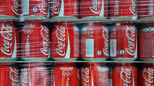 Работа завода Coca-Cola в Москве
