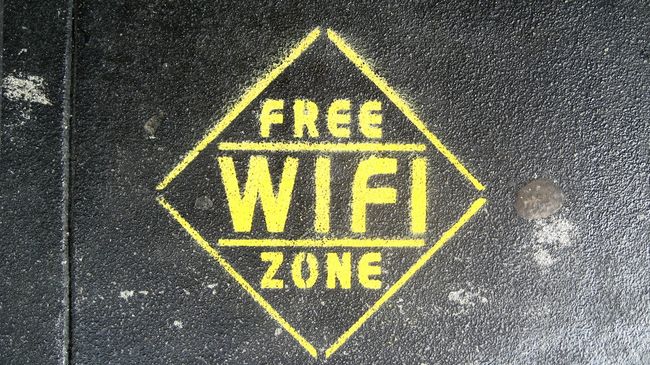 Значок бесплатного Wi-Fi Значок бесплатного Wi-Fi
