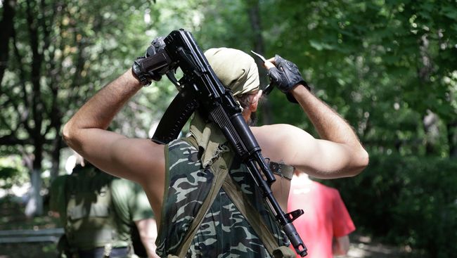 Боец народного ополчения. Архивное фото