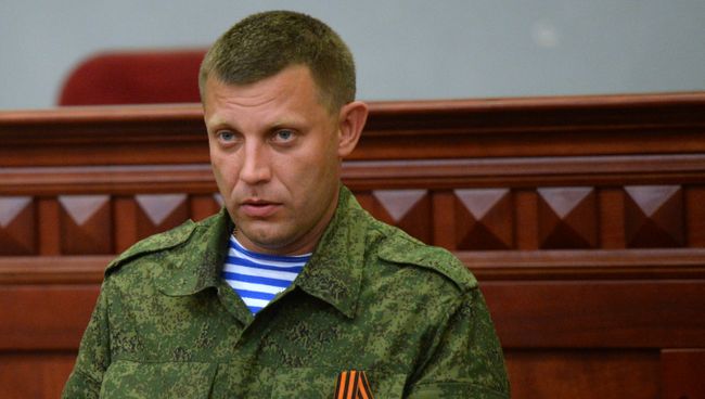 Премьер-министр Донецкой народной республики Александр Захарченко. Архивное фото
