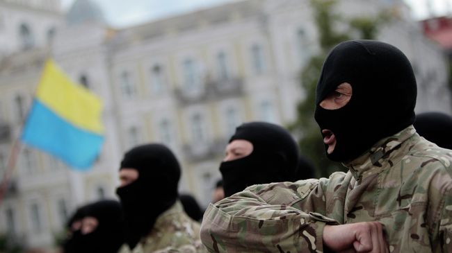 Бойцы батальона Азов Бойцы батальона Азов