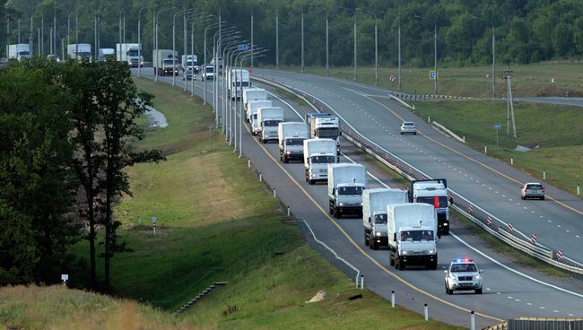 Конвой с гуманитарной помощью Украине, Воронежская область Конвой с гуманитарной помощью Украине, Воронежская область