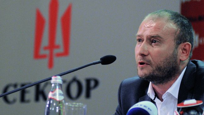 Кандидат в президенты Украины, лидер радикального движения Правый сектор Дмитрий Ярош Кандидат в президенты Украины, лидер радикального движения Правый сектор Дмитрий Ярош