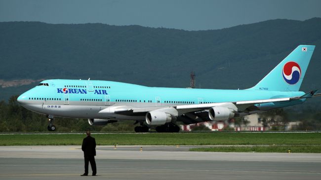 Самолет национальной авиакомпании Южной Кореи Korean Air. Архивное фото Самолет национальной авиакомпании Южной Кореи Korean Air. Архивное фото