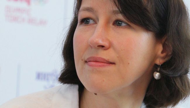 Директор благотворительного фонда Подари жизнь Екатерина Чистякова. Архив