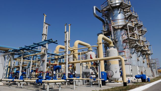 Отделение управления переработки газа, архивное фото Отделение управления переработки газа, архивное фото