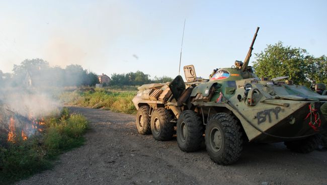 Последствия боев в Иловайске. Архивное фото