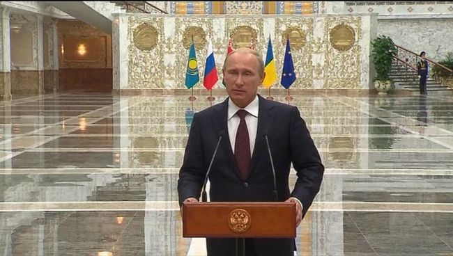 Путин раскрыл подробности двусторонней встречи с Порошенко