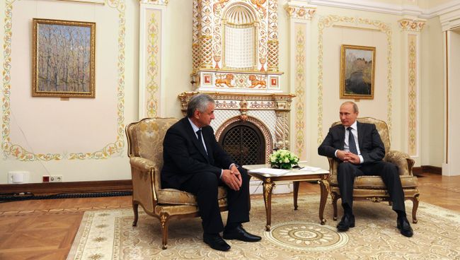 В.Путин встретился с новоизбранным президентом Абхазии