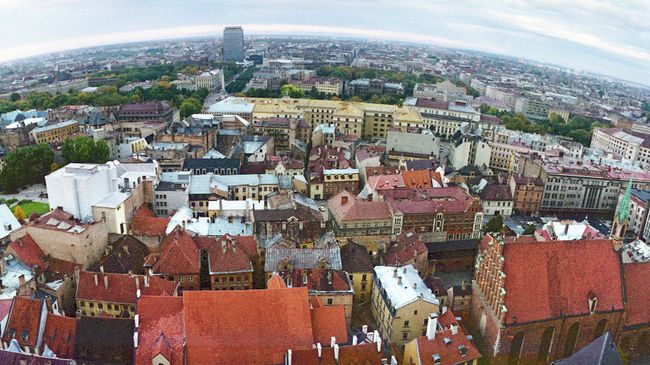 Вид на город Рига, Латвия. Архивное фото Вид на город Рига, Латвия. Архивное фото