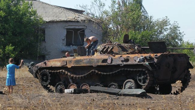 Ситуация в окрестностях Иловайска, Архивное фото Ситуация в окрестностях Иловайска, Архивное фото