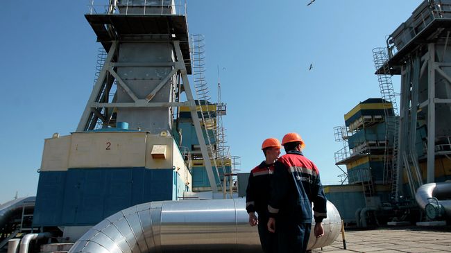 Рабочие станции газопровода возле Ужгорода