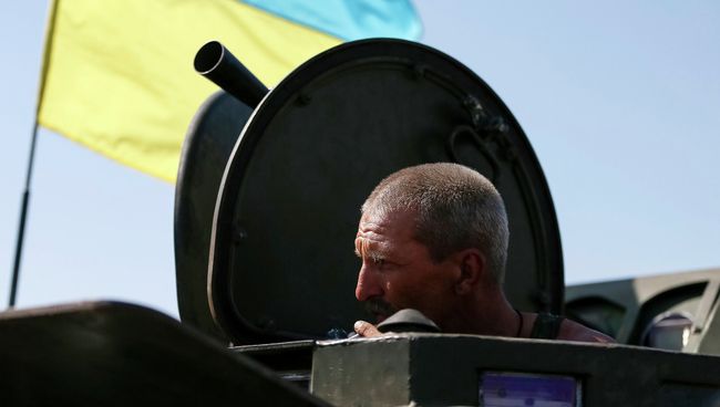 Украинский военнослужащий