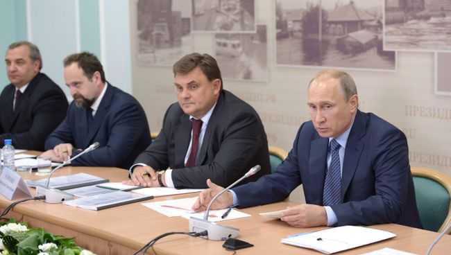 Рабочий визит В.Путина в Горно-Алтайск
