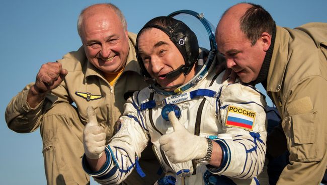 Российский космонавт Александр Скворцов