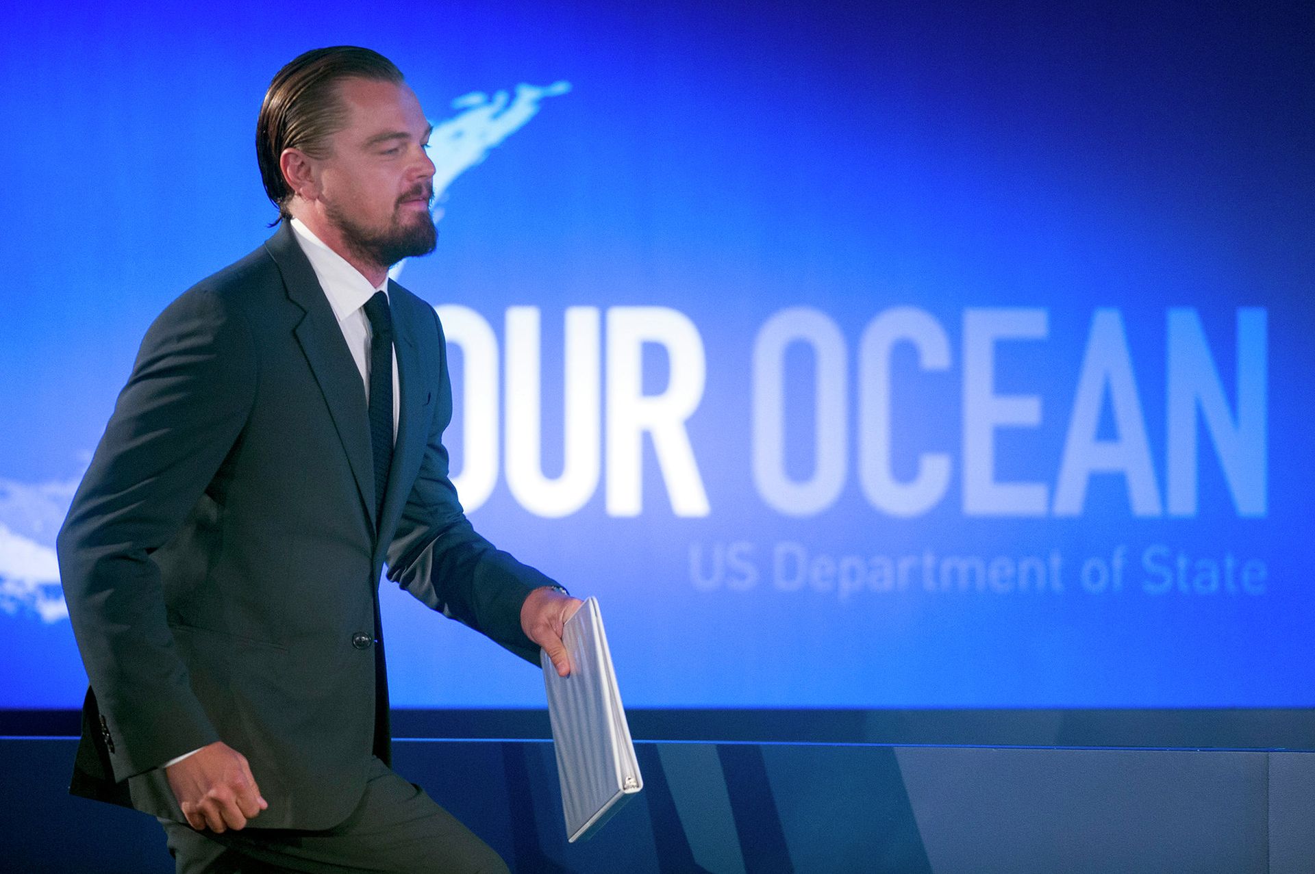 Леонардо Ди Каприо выступает на конференции Our Ocean Госдепартамента США в Вашингтоне, 17 июня 2014 год Леонардо Ди Каприо выступает на конференции Our Ocean Госдепартамента США в Вашингтоне, 17 июня 2014 год - РИА Новости, 1920, 13.09.2025