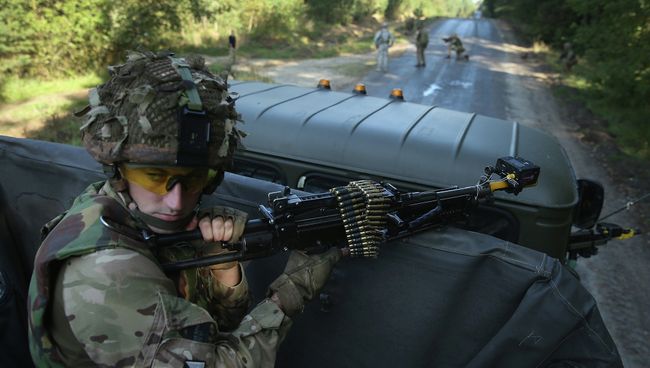 Военные учения Rapid Trident во Львовской области, архивное фото Военные учения Rapid Trident во Львовской области, архивное фото