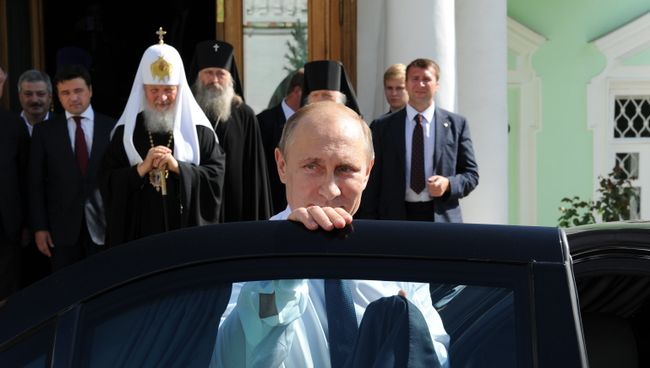 Владимир Путин принимает участие в мероприятиях к 700-летию со дня рождения Сергия Радонежского. Архивное фото Владимир Путин принимает участие в мероприятиях к 700-летию со дня рождения Сергия Радонежского. Архивное фото