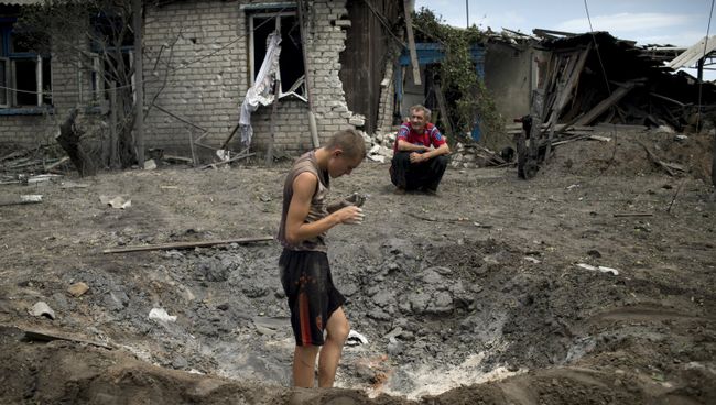 Ситуация в Луганской области, архивное фото Ситуация в Луганской области, архивное фото
