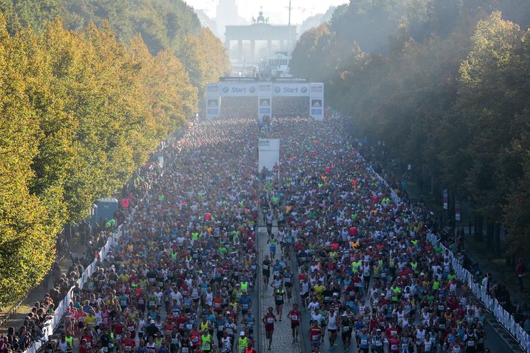 Старт Берлинского марафона 2014 Старт Берлинского марафона 2014