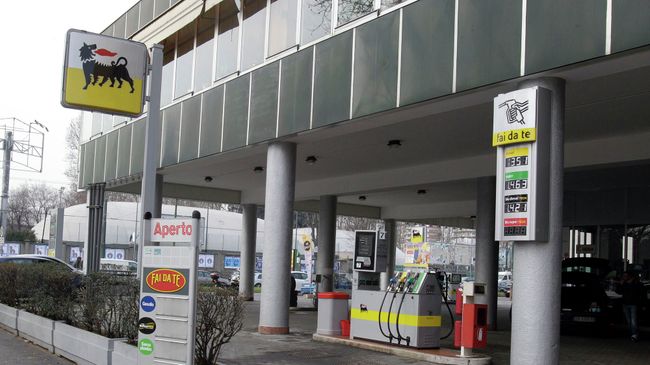 Заправочная станция компании Eni. Архивное фото