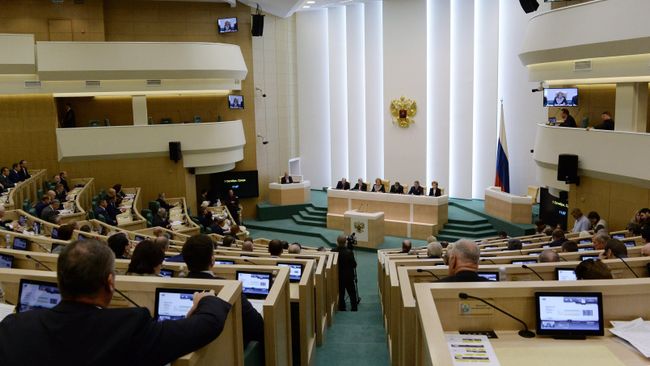 Заседание Совета Федерации РФ, архивное фото Заседание Совета Федерации РФ, архивное фото