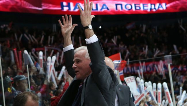 Главный тренер ХК Локомотив Дэйв Кинг. 1 октября 2014