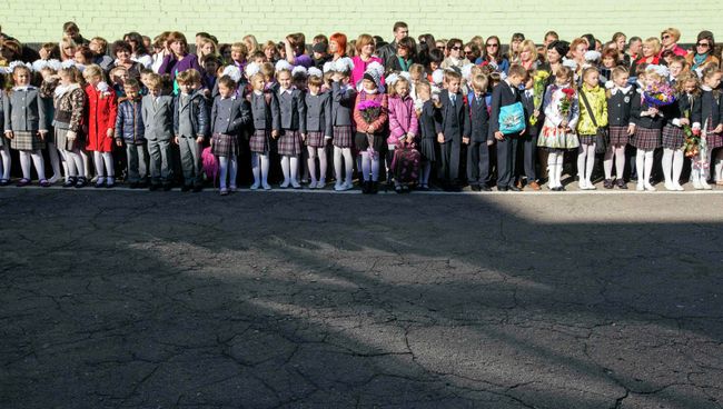 Начало учебного года в Макеевке, Донецкой области Начало учебного года в Макеевке, Донецкой области