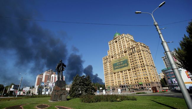 Ситуация в Донецке. Архивное фото Ситуация в Донецке. Архивное фото