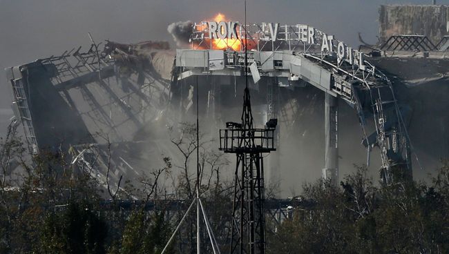 Бои за аэропорт Донецка