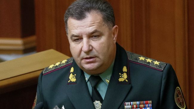 Новый министр обороны Украины Степан Полторак. Архивное фото