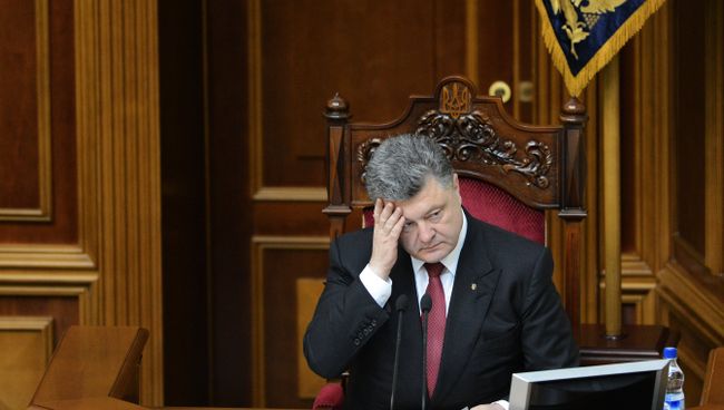 Президент Украины Петр Порошенко. Архивное фото.