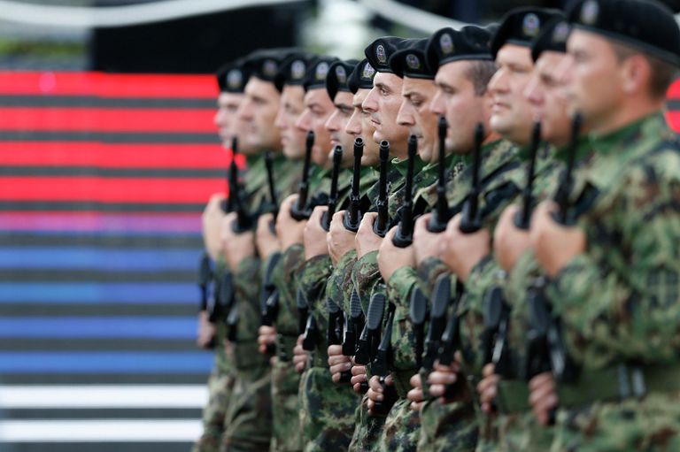 Военный парад в честь 70-летия освобождения Белграда Военный парад в честь 70-летия освобождения Белграда