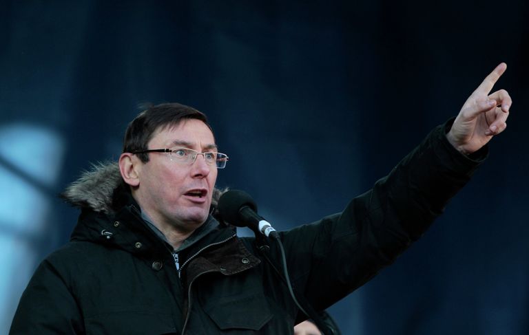 Украинский оппозиционный лидер Юрий Луценко Украинский оппозиционный лидер Юрий Луценко