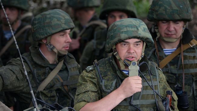 Военнослужащие во время учений войск Центрального военного округа. Архивное фото