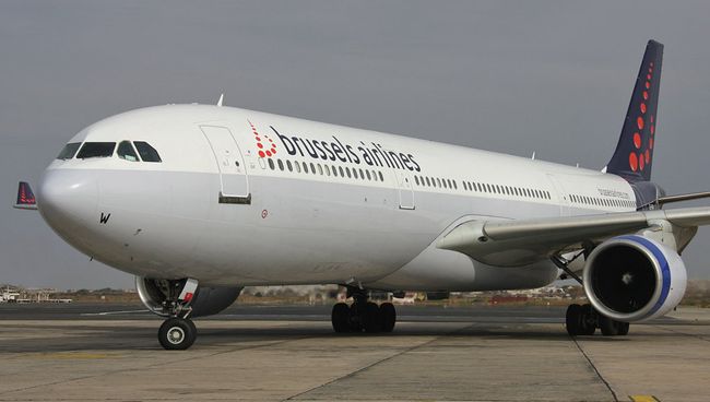 Самолет авиакомпании Brussels Airlines