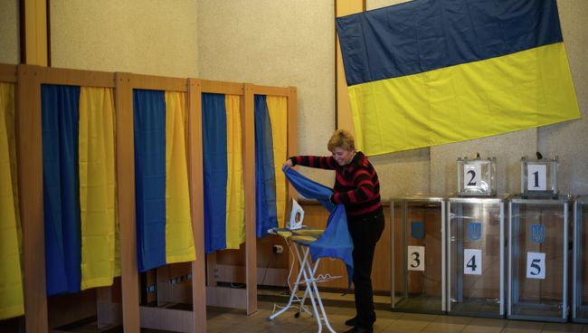 Украина накануне парламентских выборов. Архивное фото Украина накануне парламентских выборов. Архивное фото