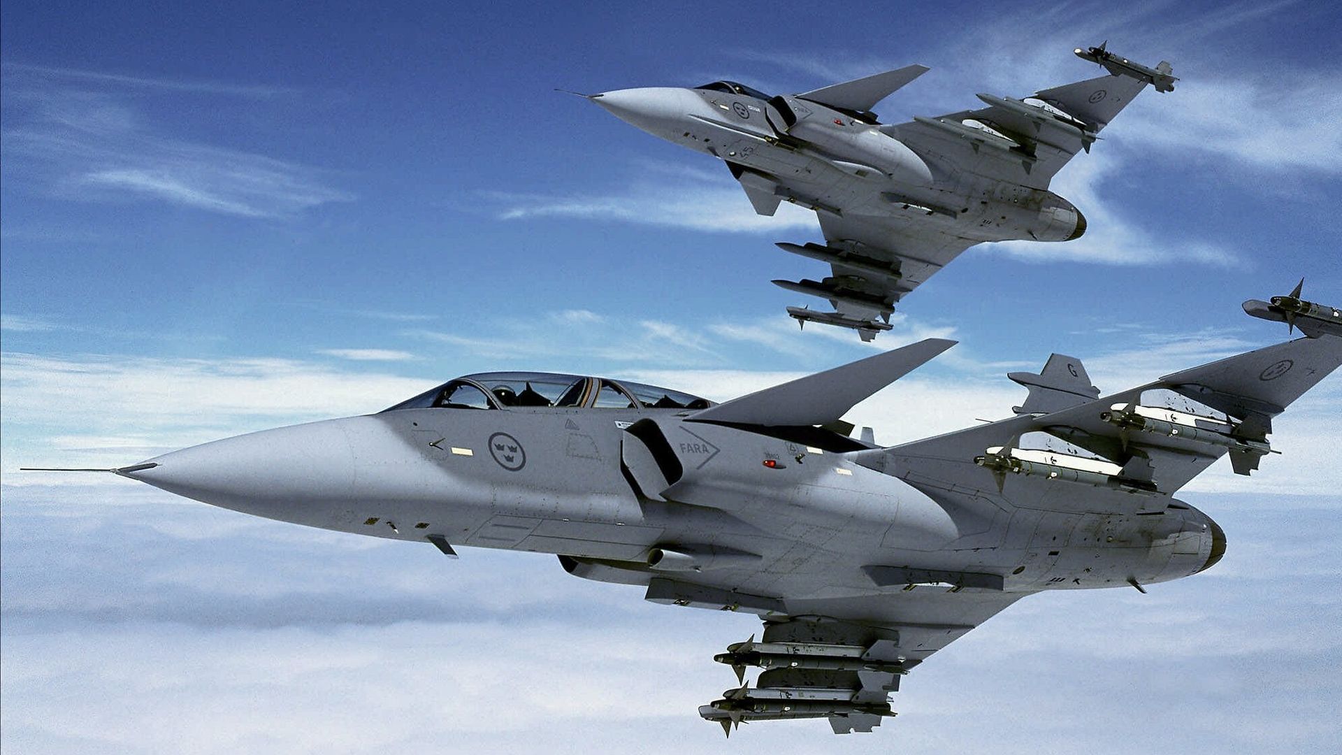 Шведские истребители Gripen Шведские истребители Gripen - РИА Новости, 1920, 26.04.2023